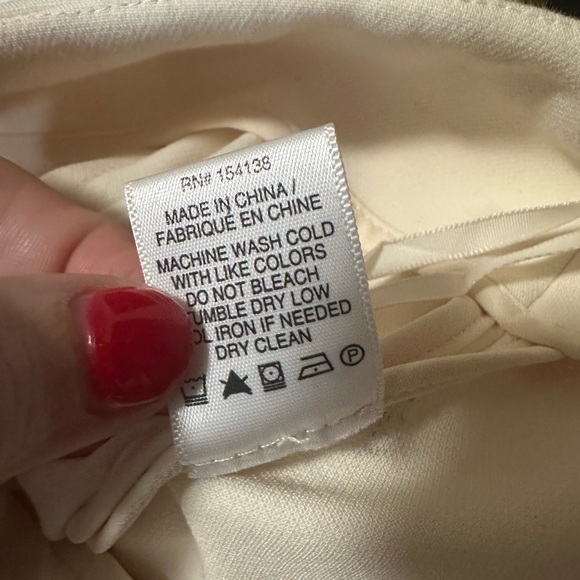 Staud - Caleb high-rise wide-leg pants ivory size 6 STAUD31812 - Picture 5 of 11